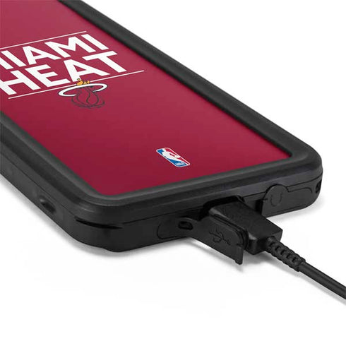 NBA Miami Heat Standard - Red Galaxy S20 Plus Waterproof Case
