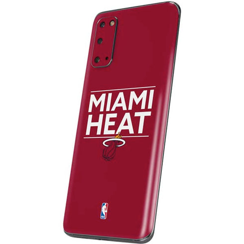 NBA Miami Heat Standard - Red Galaxy S20 Skin