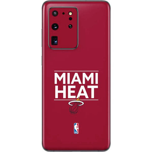 NBA Miami Heat Standard - Red Galaxy S20 Ultra 5G Skin