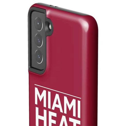 NBA Miami Heat Standard - Red Galaxy S21 5G Pro Case