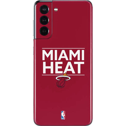 NBA Miami Heat Standard - Red Galaxy S21 5G Skin