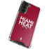 NBA Miami Heat Standard - Red Galaxy S21 FE Clear Case