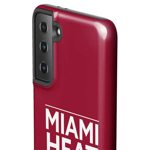 NBA Miami Heat Standard - Red Galaxy S21 Plus 5G Pro Case