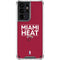 NBA Miami Heat Standard - Red Galaxy S21 Ultra 5G Clear Case