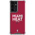 NBA Miami Heat Standard - Red Galaxy S21 Ultra 5G Clear Case