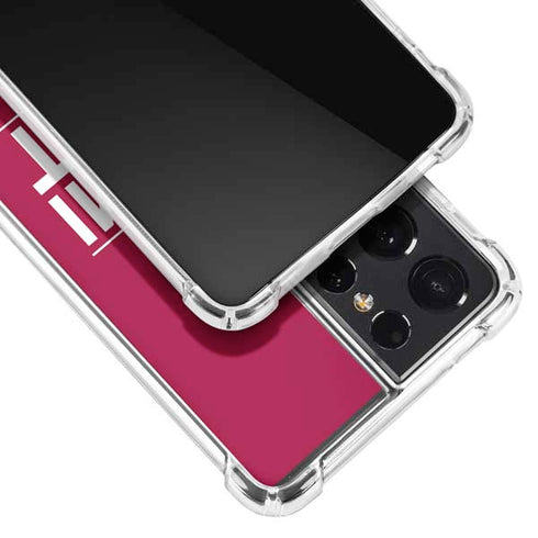 NBA Miami Heat Standard - Red Galaxy S21 Ultra 5G Clear Case