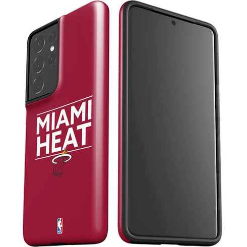 NBA Miami Heat Standard - Red Galaxy S21 Ultra 5G Pro Case