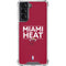 NBA Miami Heat Standard - Red Galaxy S22 Clear Case