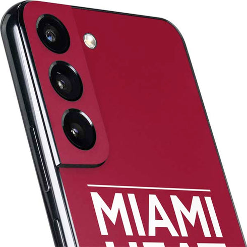 NBA Miami Heat Standard - Red Galaxy S22 Plus Skin