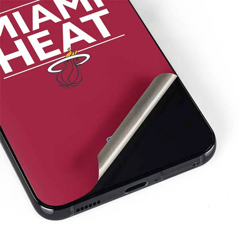 NBA Miami Heat Standard - Red Galaxy S22 Plus Skin