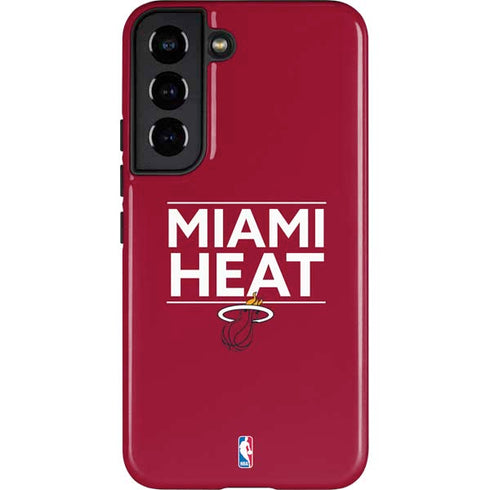NBA Miami Heat Standard - Red Galaxy S22 Pro Case