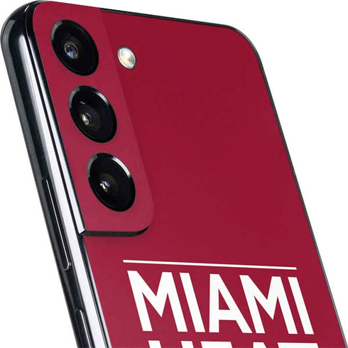 NBA Miami Heat Standard - Red Galaxy S22 Skin