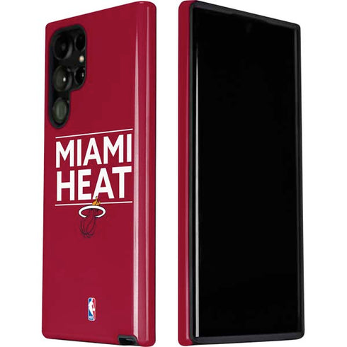NBA Miami Heat Standard - Red Galaxy S22 Ultra Pro Case