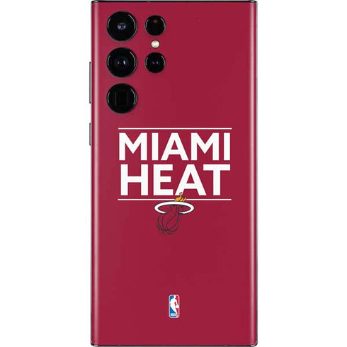 NBA Miami Heat Standard - Red Galaxy S22 Ultra Skin