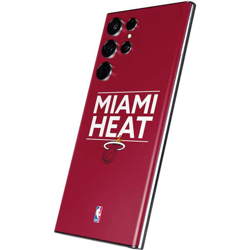 NBA Miami Heat Standard - Red Galaxy S22 Ultra Skin