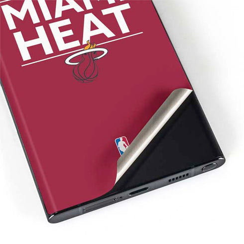 NBA Miami Heat Standard - Red Galaxy S22 Ultra Skin