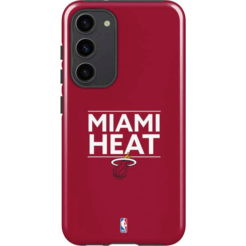 NBA Miami Heat Standard - Red Galaxy S23 Plus Pro Case