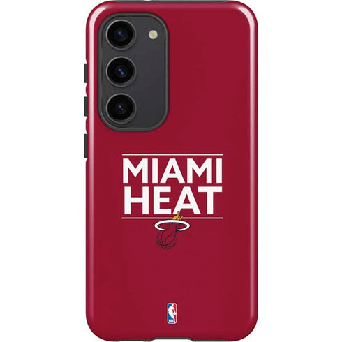 NBA Miami Heat Standard - Red Galaxy S23 Pro Case