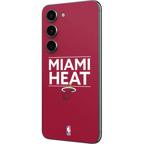 NBA Miami Heat Standard - Red Galaxy S23 Skin