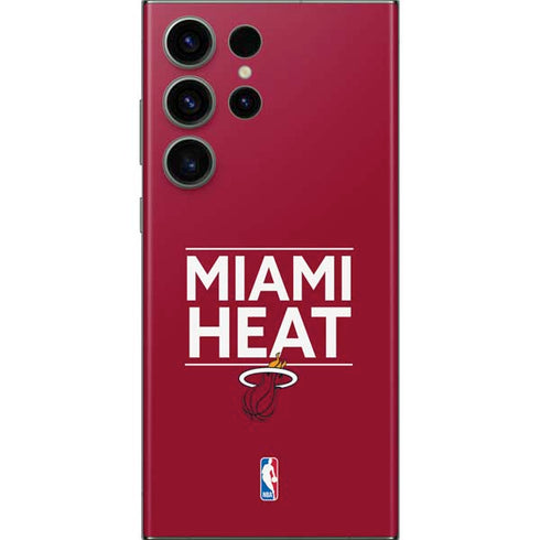 NBA Miami Heat Standard - Red Galaxy S23 Ultra Skin