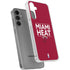 NBA Miami Heat Standard - Red Galaxy S24 Plus Clear Case