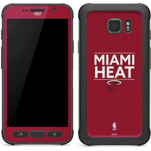 NBA Miami Heat Standard - Red Galaxy S7 Active Skin