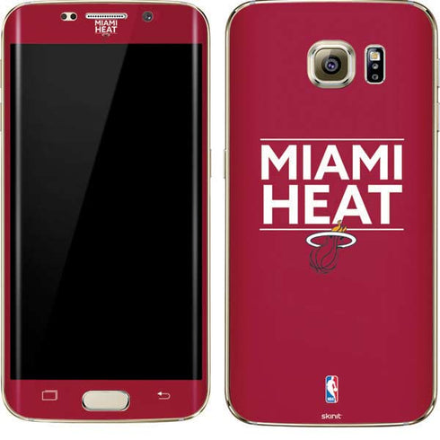 NBA Miami Heat Standard - Red Galaxy S7 Edge Skin