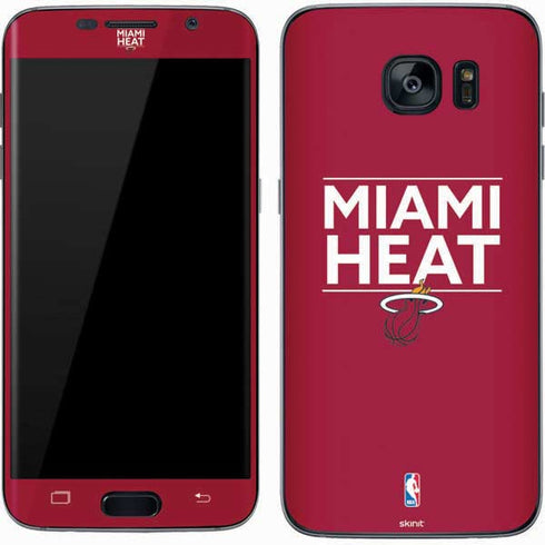 NBA Miami Heat Standard - Red Galaxy S7 Skin