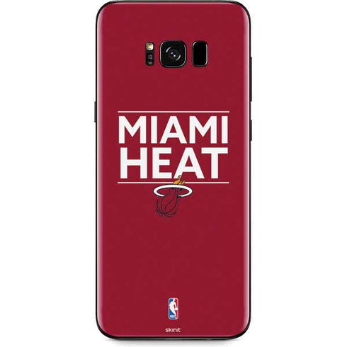 NBA Miami Heat Standard - Red Galaxy S8 Plus Skin