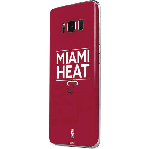NBA Miami Heat Standard - Red Galaxy S8 Plus Skin