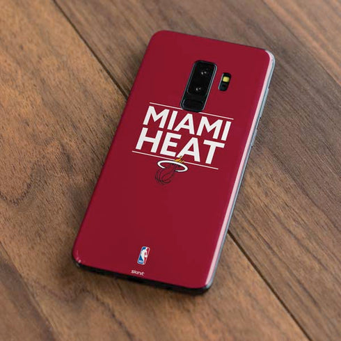 NBA Miami Heat Standard - Red Galaxy S9 Plus Skin