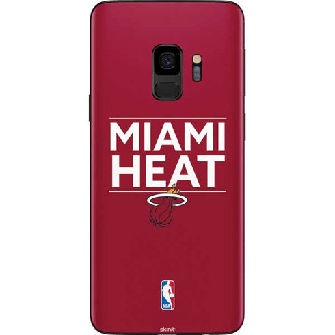 NBA Miami Heat Standard - Red Galaxy S9 Skin