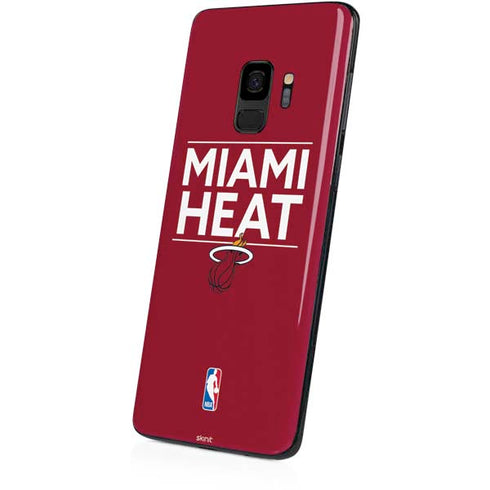 NBA Miami Heat Standard - Red Galaxy S9 Skin