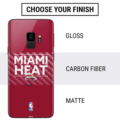 NBA Miami Heat Standard - Red Galaxy S9 Skin