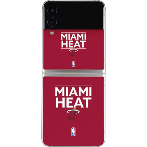 NBA Miami Heat Standard - Red Galaxy Z Flip3 5G Skin