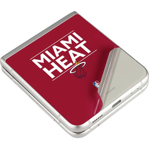 NBA Miami Heat Standard - Red Galaxy Z Flip3 5G Skin