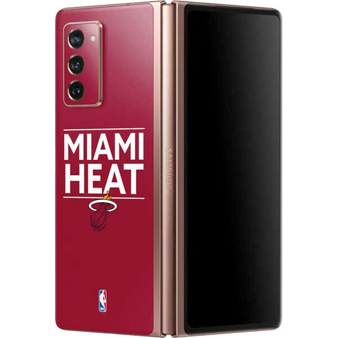 NBA Miami Heat Standard - Red Galaxy Z Fold2 5G Skin