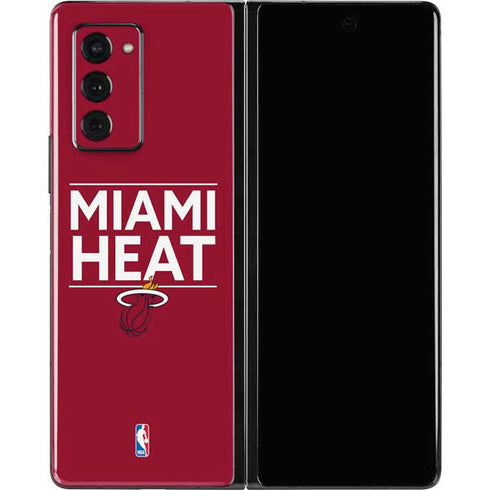 NBA Miami Heat Standard - Red Galaxy Z Fold2 5G Skin