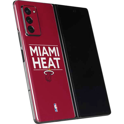 NBA Miami Heat Standard - Red Galaxy Z Fold2 5G Skin