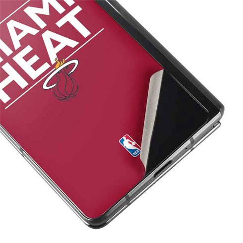 NBA Miami Heat Standard - Red Galaxy Z Fold2 5G Skin