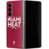 NBA Miami Heat Standard - Red Galaxy Z Fold4 5G Skin