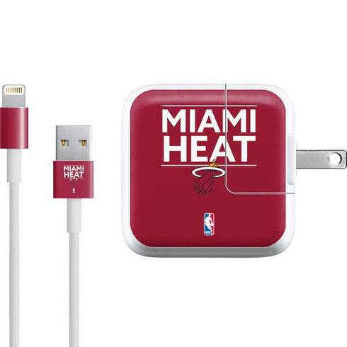 NBA Miami Heat Standard - Red iPad Charger (10W USB) Skin