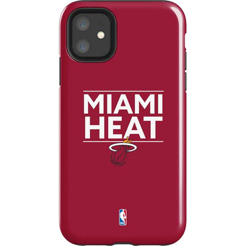 NBA Miami Heat Standard - Red iPhone 11 Impact Case