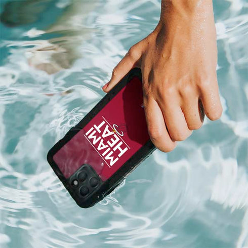 NBA Miami Heat Standard - Red iPhone 11 Pro Max Waterproof Case
