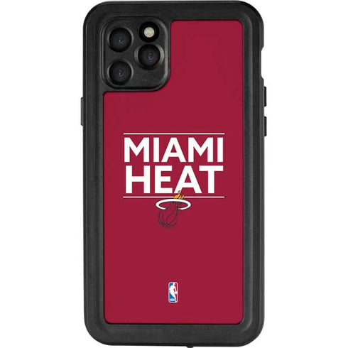 NBA Miami Heat Standard - Red iPhone 11 Pro Waterproof Case