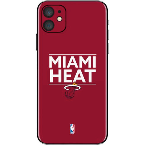 NBA Miami Heat Standard - Red iPhone 11 Skin
