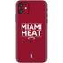 NBA Miami Heat Standard - Red iPhone 11 Skin