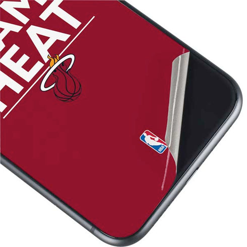 NBA Miami Heat Standard - Red iPhone 11 Skin