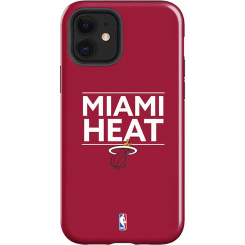 NBA Miami Heat Standard - Red iPhone 12 Impact Case