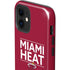 NBA Miami Heat Standard - Red iPhone 12 Impact Case